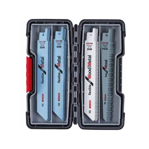 Coffret de 20 lames de scie sabre pour bois et métal - BOSCH - 2607010902