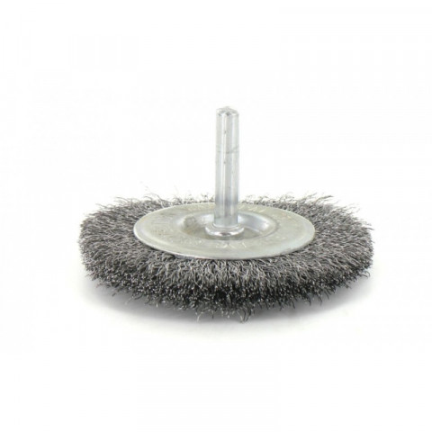 Brosse circulaire acier diamètre 75 mm x 10