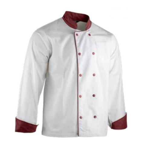 Veste LMA MEDAILLON C1 blanc/bordeaux T.XL - 2299 T.5