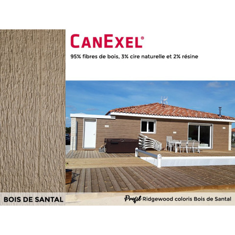 Double lame avec cannelure incurvée CanExel® - Profil RIDGEWOOD - Paquet de 4 lames - Coloris au choix
