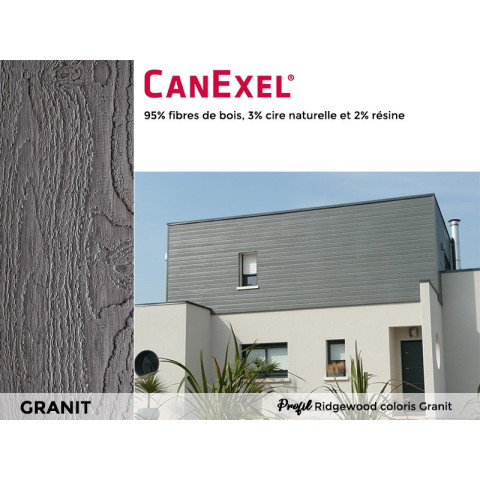 Double lame avec cannelure incurvée CanExel® - Profil RIDGEWOOD - Paquet de 4 lames - Coloris au choix