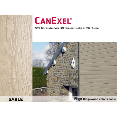 Double lame avec cannelure incurvée CanExel® - Profil RIDGEWOOD - Paquet de 4 lames - Coloris au choix