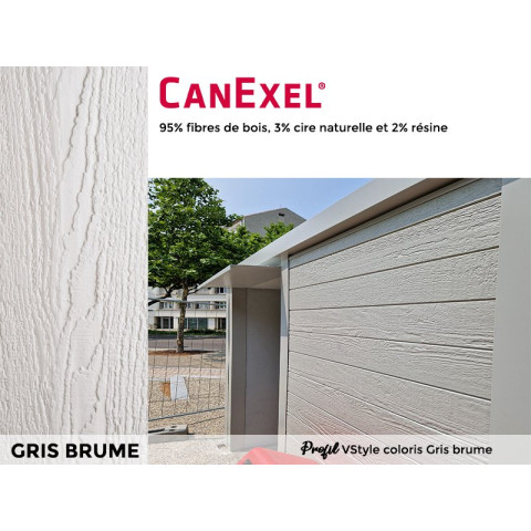 Double lame avec cannelure biseautée CanExel® - Profil VSTYLE - Paquet de 4 lames - Coloris au choix