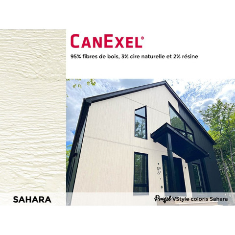 Double lame avec cannelure biseautée CanExel® - Profil VSTYLE - Paquet de 4 lames - Coloris au choix
