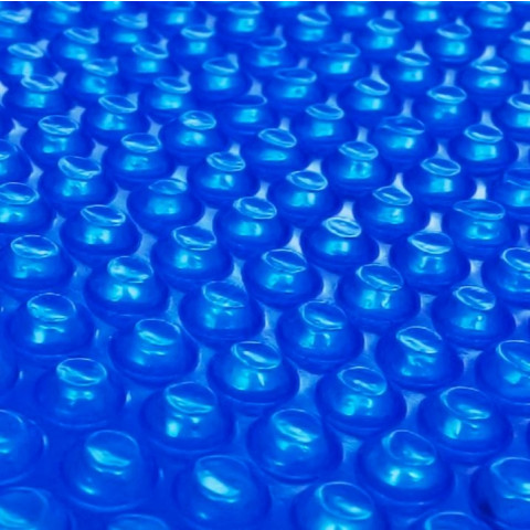 Bâche de piscine bleue rectangulaire en PE 300 x 200 cm