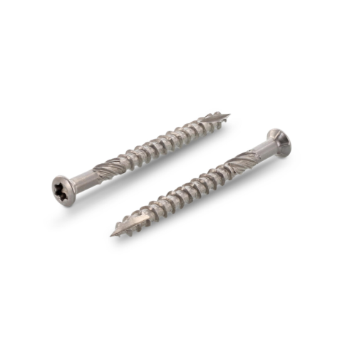 Kit 600 Vis terrasse 5x80 inox C1 + 3 embouts TX-25 - KIT00842