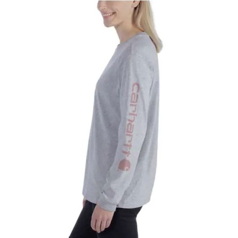 T-Shirt femme CARHARTT manches longues avec logo - 103401