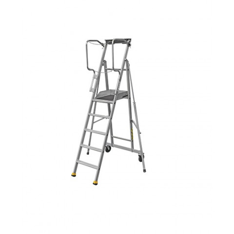 Escabeau mobile de rayonnage 9 marches, CENT413609