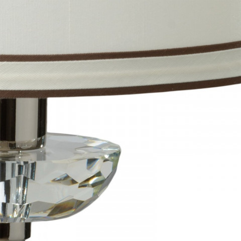 Chandelier chromé elegance 8 ampoules 151 cm