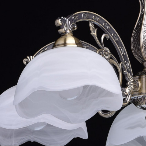 Chandelier laiton classic 5 ampoules 71 cm