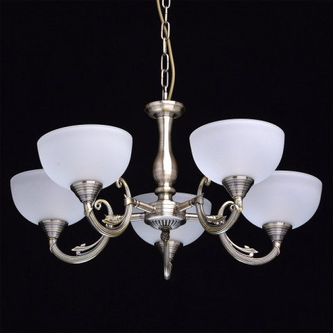 Chandelier laiton classic 5 ampoules 77 cm