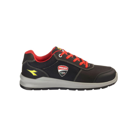 Chaussure de sécurité basses Ducati Speedy Race S1PS - T.43 - Noir/Fungus - DIADORA - 701.181702-C2541 T.43
