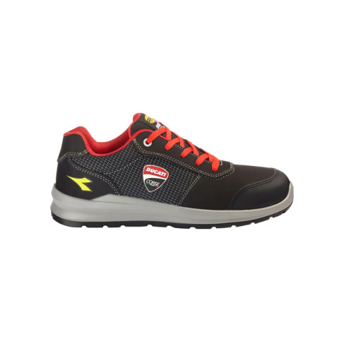 Chaussure de sécurité basse Ducati Speedy Race S3S - T.42 - Noir/Fungus - DIADORA - 701.181703-C2541 T.42