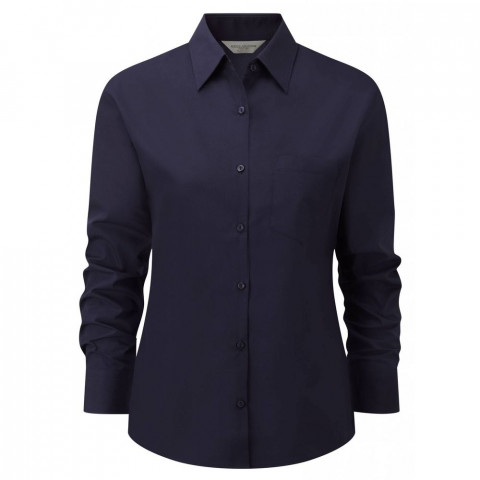 Chemise femme russell popeline - Taille et coloris au choix
