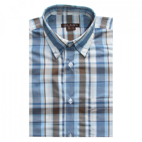 Chemise de travail à carreaux lma lupin - Coloris et taille au choix