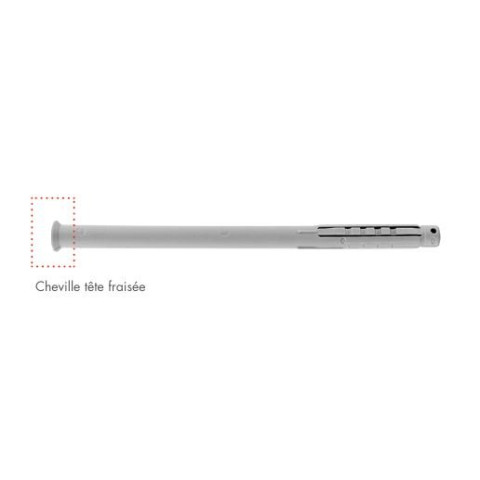 Sachet de 4 chevilles longues seules 14x130 - 74044