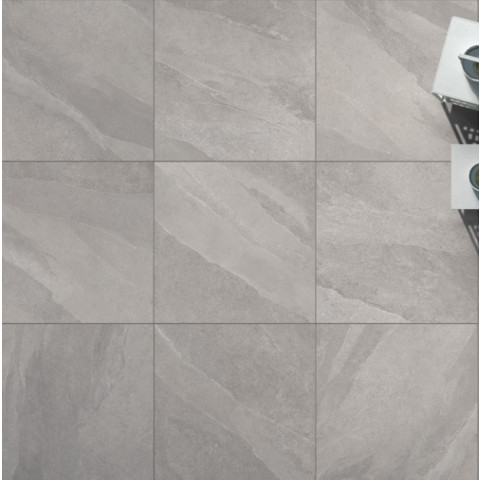 Dallage céramique clava grey 60x60cm - vendu par lot de 0.72 m²