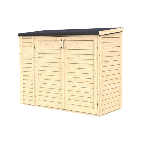 Coffre de jardin en bois BORA 3 – 200 x 82 cm