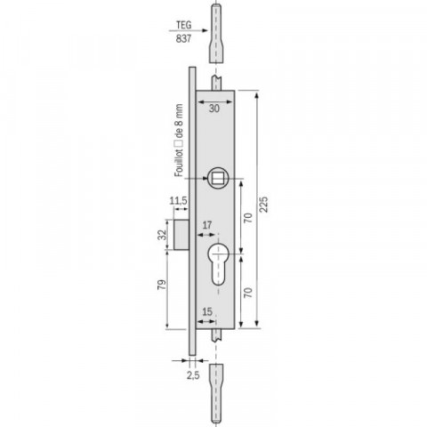 Coffre metalux a/cyl n34 steg