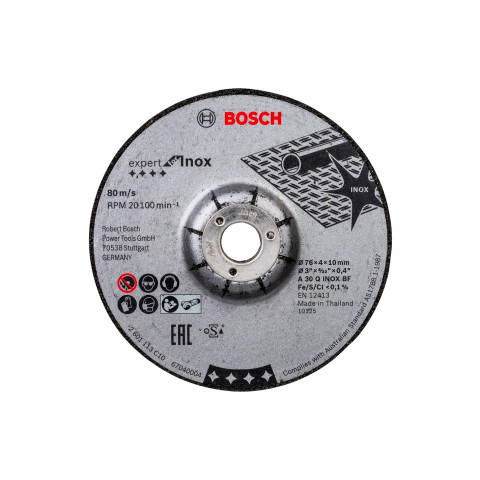 Coffret bosch mini l-boxx disques pour meuleuse gws 12v ø 76 mm