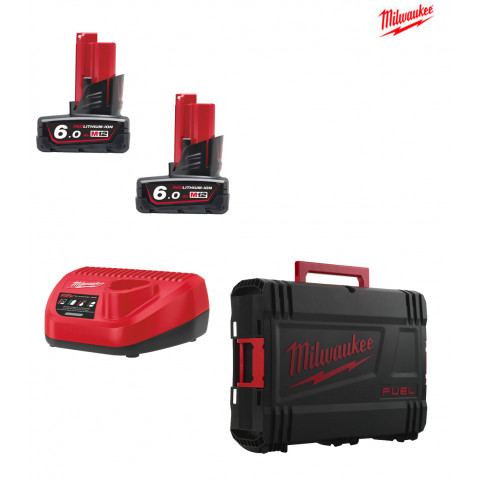 Perceuse percussion milwaukee fuel m12 cpd 602x 12v li-ion 6.0ah 49334451509