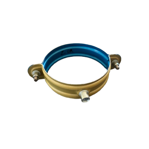 Collier de fixation Zinc 7/10ème pour descente d'eau pluviales ronde Ø100 - Couleur au choix