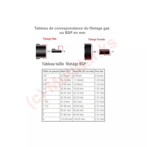 Croix galvanisée femelle x4 en fonte malléable - 2''