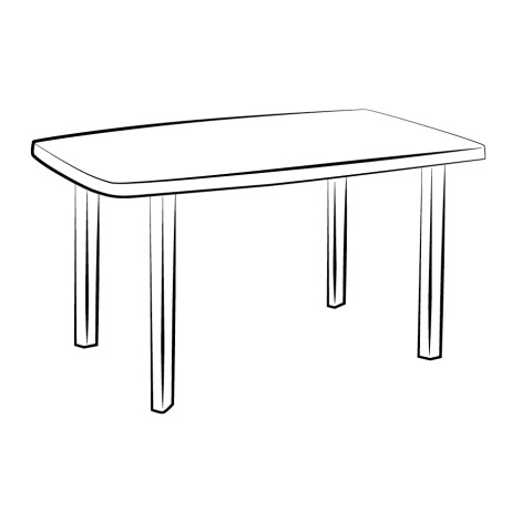 Housse 90 grammes grise pour table 250x150xh80 cm