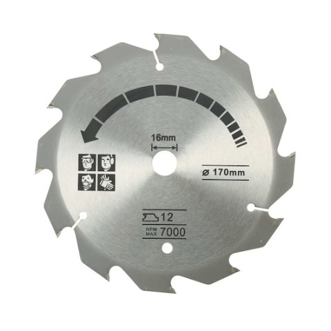 Scie circulaire filaire 1250 W Ø 190 mm - BLACK+DECKER - avec 2 lames - CS1250LA-QS