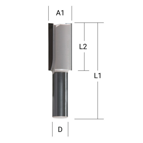 Fraise droite 25 x 20 x 8 mm - MAKITA - D-10372