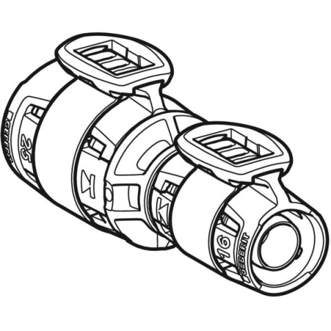 Réduction FlowFit PPSU - DN 25/12 - Ø 32/16mm - GEBERIT - 620.003.00.1