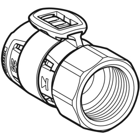 Raccord FlowFit filetage femelle - DN. 32 / 40 - Ø 40 mm x Rp. 1 1/2'' - GEBERIT - 620.424.00.1