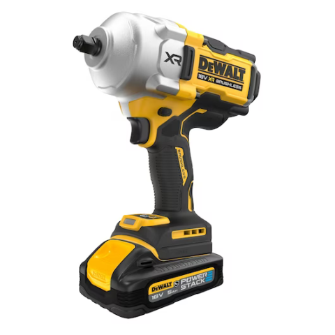 Boulonneuse à chocs DEWALT XR 18V - 1/2' - 2 batteries 5.0 Ah Powerstack - DCF961H2G-QW