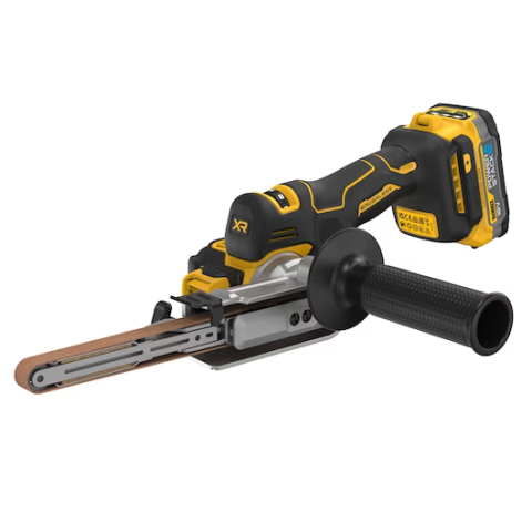 Lime à bande DEWALT XR 18V - 2 batteries 1.7Ah Powerstack + chargeur + coffret - DCM200E2T-QW
