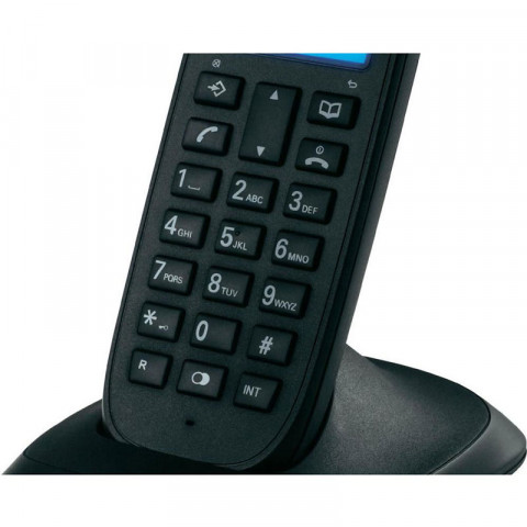 Téléphone sans fil dect noir topcom te-5730