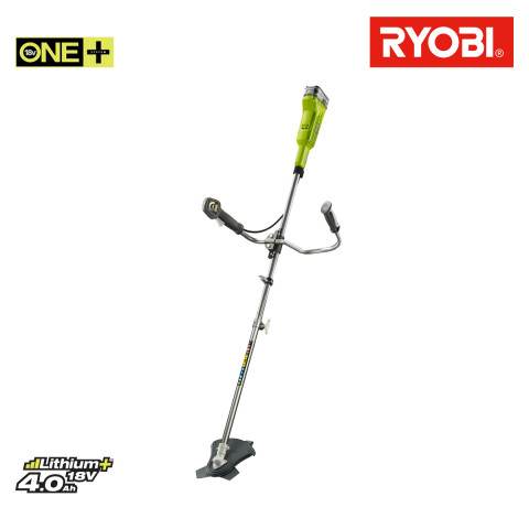 ryobi debroussailleuse 18v oneplus lithiumplus 1 batterie 4 0ah 1 chargeur rapide 2 0ah rbc18x20b4f distriartisan