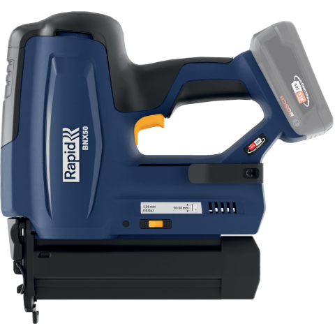 Cloueur de finition BNX50 sans fil - 18 V - pour agrafes 8/20-50 mm - Boite - Sans batterie - RAPID-ISABERG - 5001501