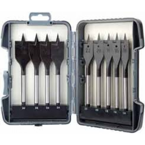 Coffret de 9 mèches plates quick-lock diager - 14-16-18-20-22-24-26-28-30 - 925c