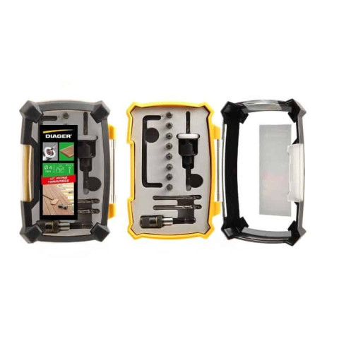 Kit terrasse DIAGER 15 pièces- Perçage 4 mm - 900A