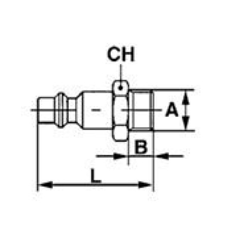 Embout rapide pour mâle 3/8 G 3/8 - 231833