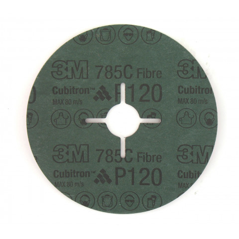 Disque fibre 3m 785 c diamètre 127 grain 120 x 1