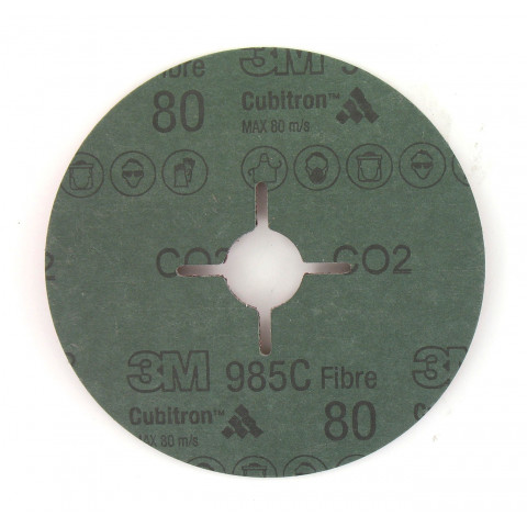 Disque fibre 3m 985 c diamètre 127 grain 80 x 5