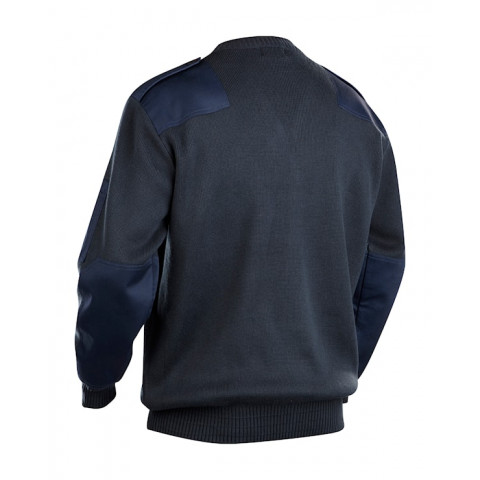 Pull maille col rond marine 83992905 - Taille au choix