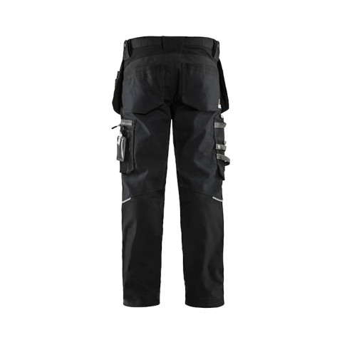 Pantalon artisan stretch poches noir  15991860