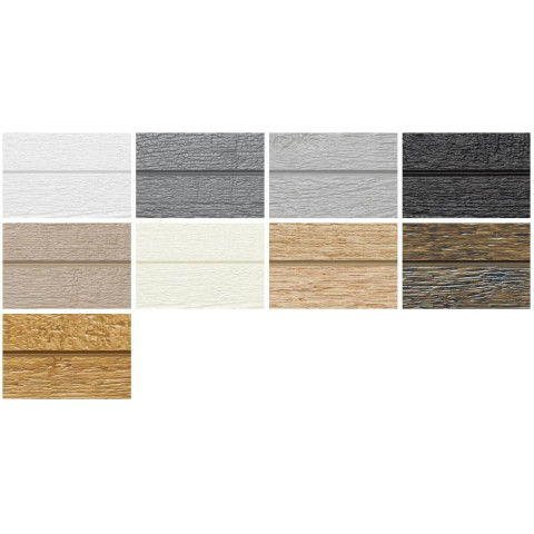 Double lame avec cannelure biseautée CanExel® - Profil VSTYLE - Paquet de 4 lames - Coloris au choix