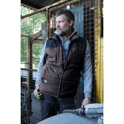Gilet bosseur berni - ebène/noir - 3xl - 11905-024