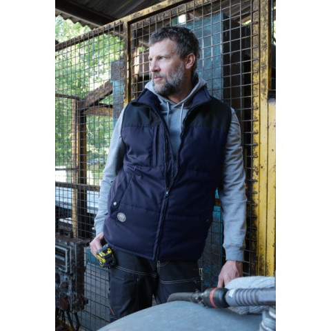 Gilet bosseur berni - marine/noir - xxxl - 11905-018