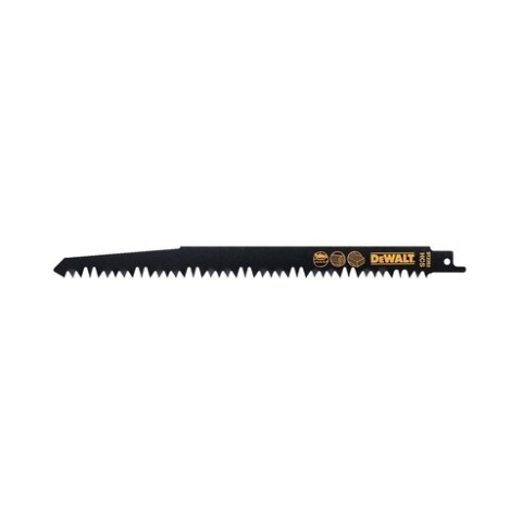 Lame cobalt 152 mm dewalt pour scies sabre sans fil bois alu - 5 pièces - dt2345