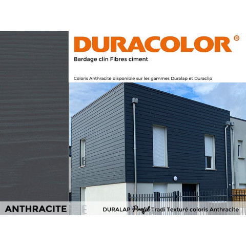 Lame DURACOLOR® - Profil DURALAP Tradi texturé - Paquet de 4 lames - Coloris au choix