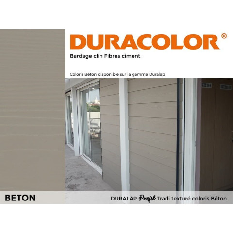 Lame DURACOLOR® - Profil DURALAP Tradi texturé - Paquet de 4 lames - Coloris au choix